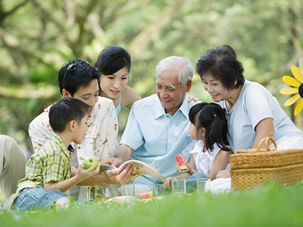 Gặp gia đình báo hiệu nhiều niềm vui sum họp