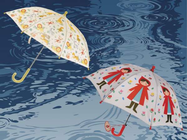 Thấy cái ô có họa tiết lạ