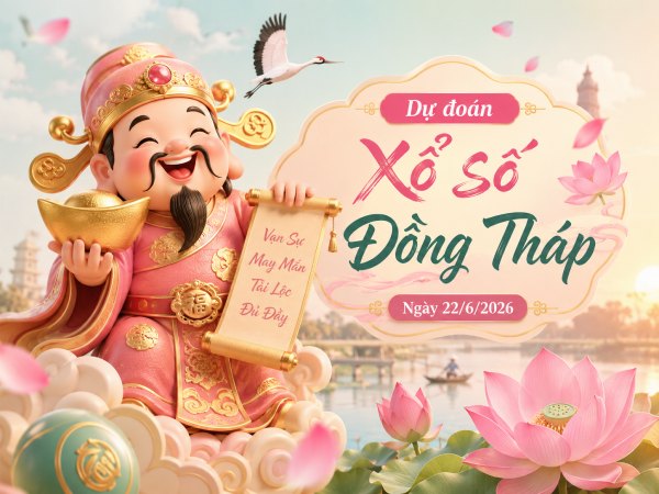 Dự đoán XSDT ngày 22/6/2026 thứ 2 siêu chuẩn hôm nay
